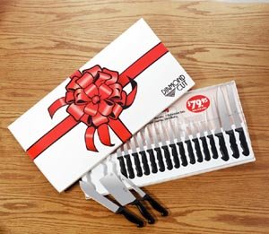 SET Diamond Cut KNIVES 19pc Cutlery Set.