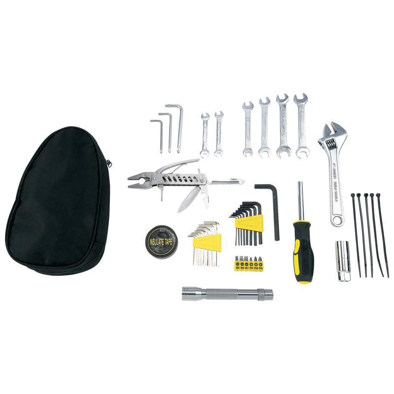 Maxam ® 44 piece Motorcycle SAE & Metric Tool Kit