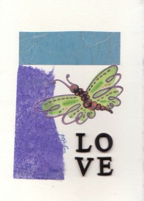 Love Greeting with Butterfly