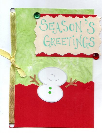Snowman's Season's Greetings