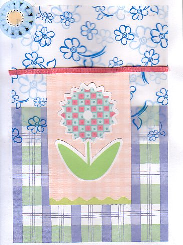 Spring Flowers - Handmade Greeting Card