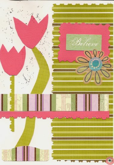 "Believe" Easter or Spring Greeting Card