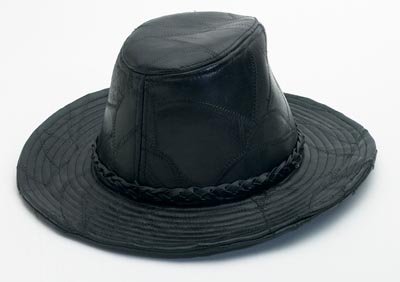 Genuine Leather Cowboy Hat - Size L