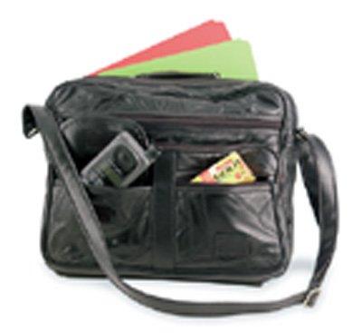 14" Genuine Leather Tote Bag