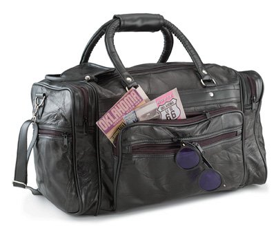 18" Genuine Leather Tote Bag