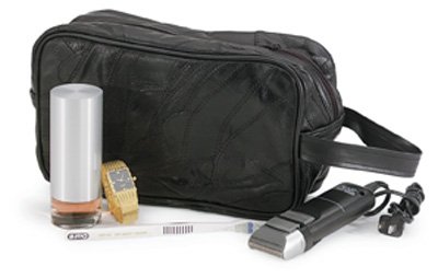 Genuine Leather Personal Travel Bag