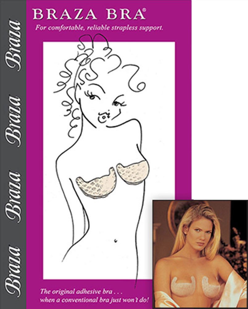 Braza Disposable Adhesive Stick On Bra (5 Pairs) S/1000, B