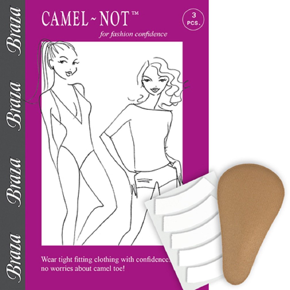 Braza Camel-Not Camel Toe Cover Foam Inserts - One Size - Beige, S3022