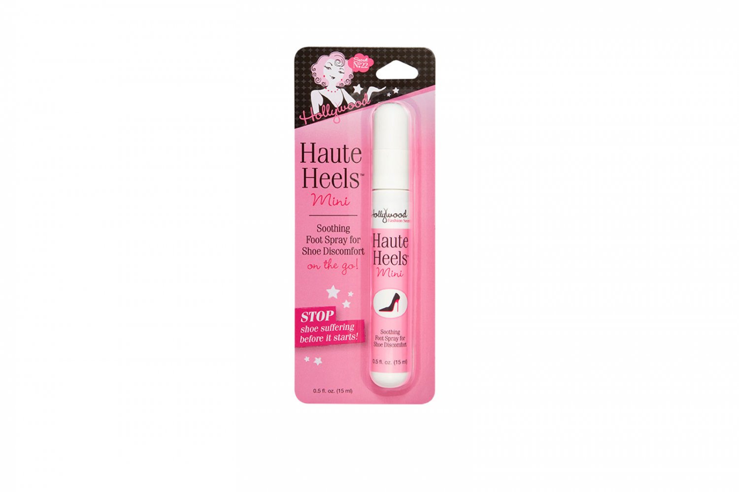 Hollywood Fashion Secrets Haute Heels Mini Pack 0.50 fl. oz Foot Spray 43109