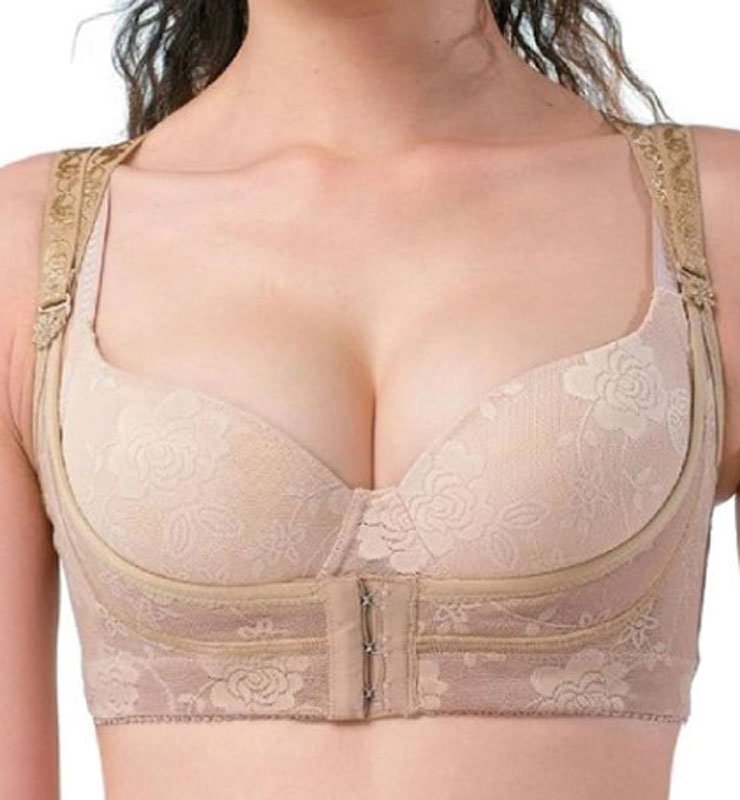 Fullness Bustline Shaper Posture Bra 9000, XL, Beige