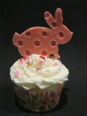 Edible Easter Bunny Cupcake Topper