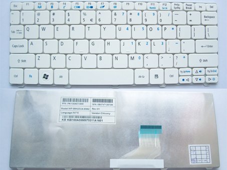 ACER Aspire one 532 532H AO532H White keyboard