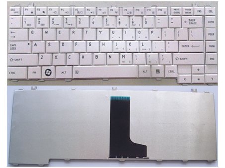 Toshiba Satellite C600 C640 C645 C645D L635 L645 L645D laptop keyboard White