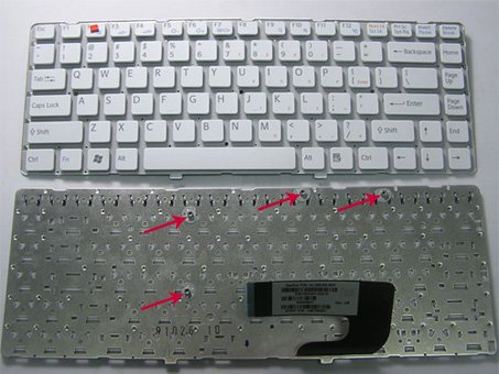 SONY Vaio VGN NW keyboard White - 1-487-387-11