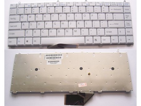 Sony VAIO VGN FS Series Laptop Keyboard - US Layout White Color