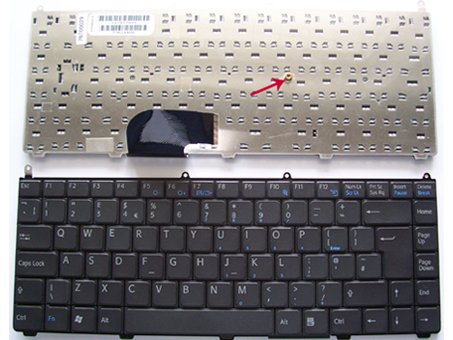 UK Layout Sony VAIO VGN AR, VGN FE Series Laptop Keyboard Black