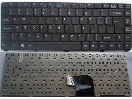 US Layout Sony VAIO VGN-C Series Laptop Keyboard Black