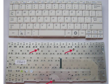 US Layout Samsung N120 Series keyboard White