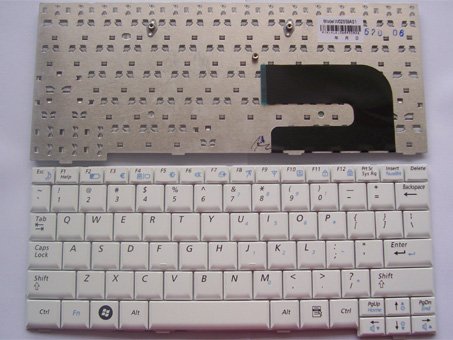 US Layout Samsung Mini Laptop NC10 NC 10, ND10 ND 10, N110 Series keyboard White