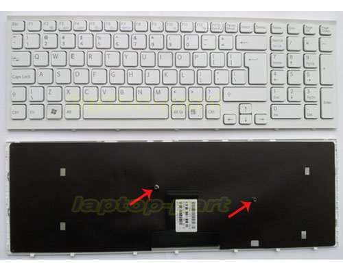 SONY Vaio VPC EB Series laptop keyboard White - 148793221,MP-09L23US-8861