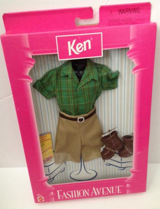 1998 Ken Fashion Avenue - Green shirt with shorts