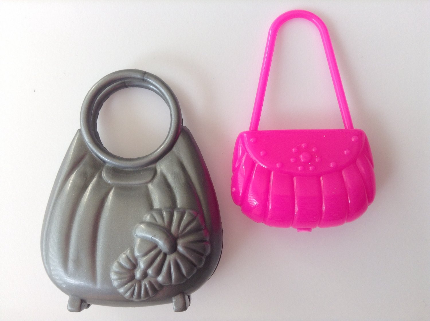 2 Barbie Fashion Doll Purses