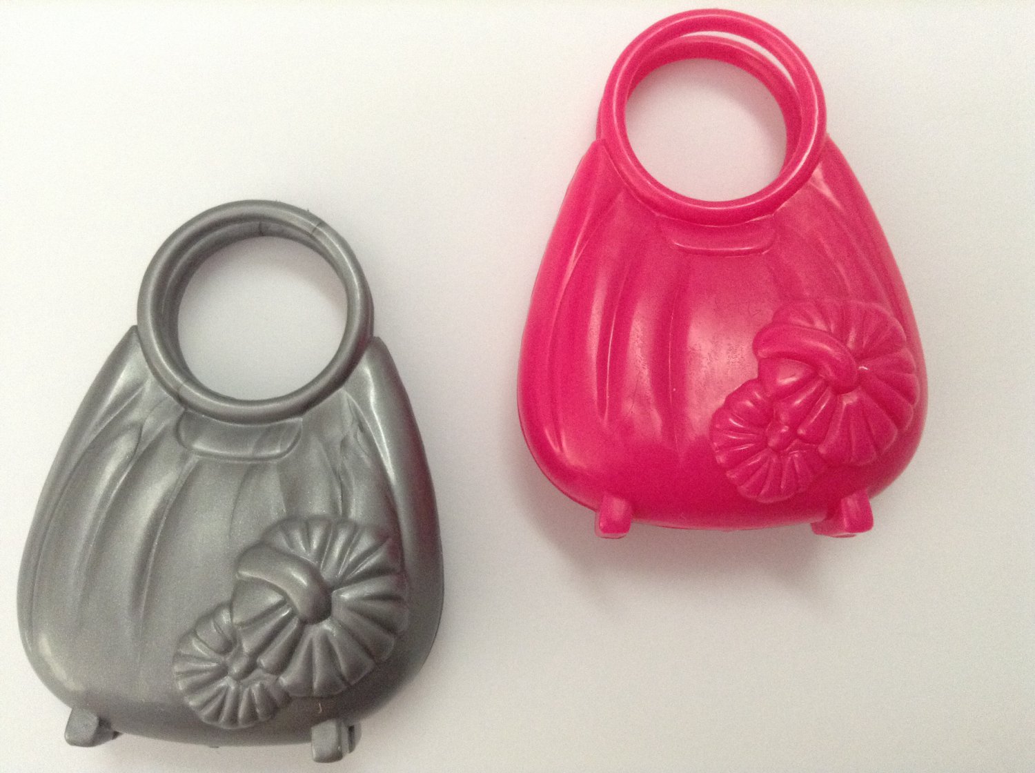2 Barbie Fashion Doll Purses