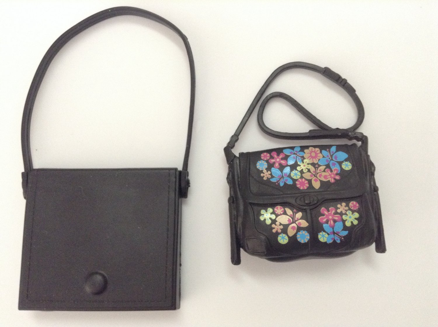 2 Barbie Fashion Doll Purses