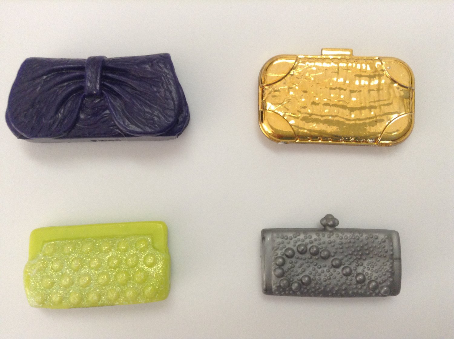 4 Barbie Fashion Doll Purses