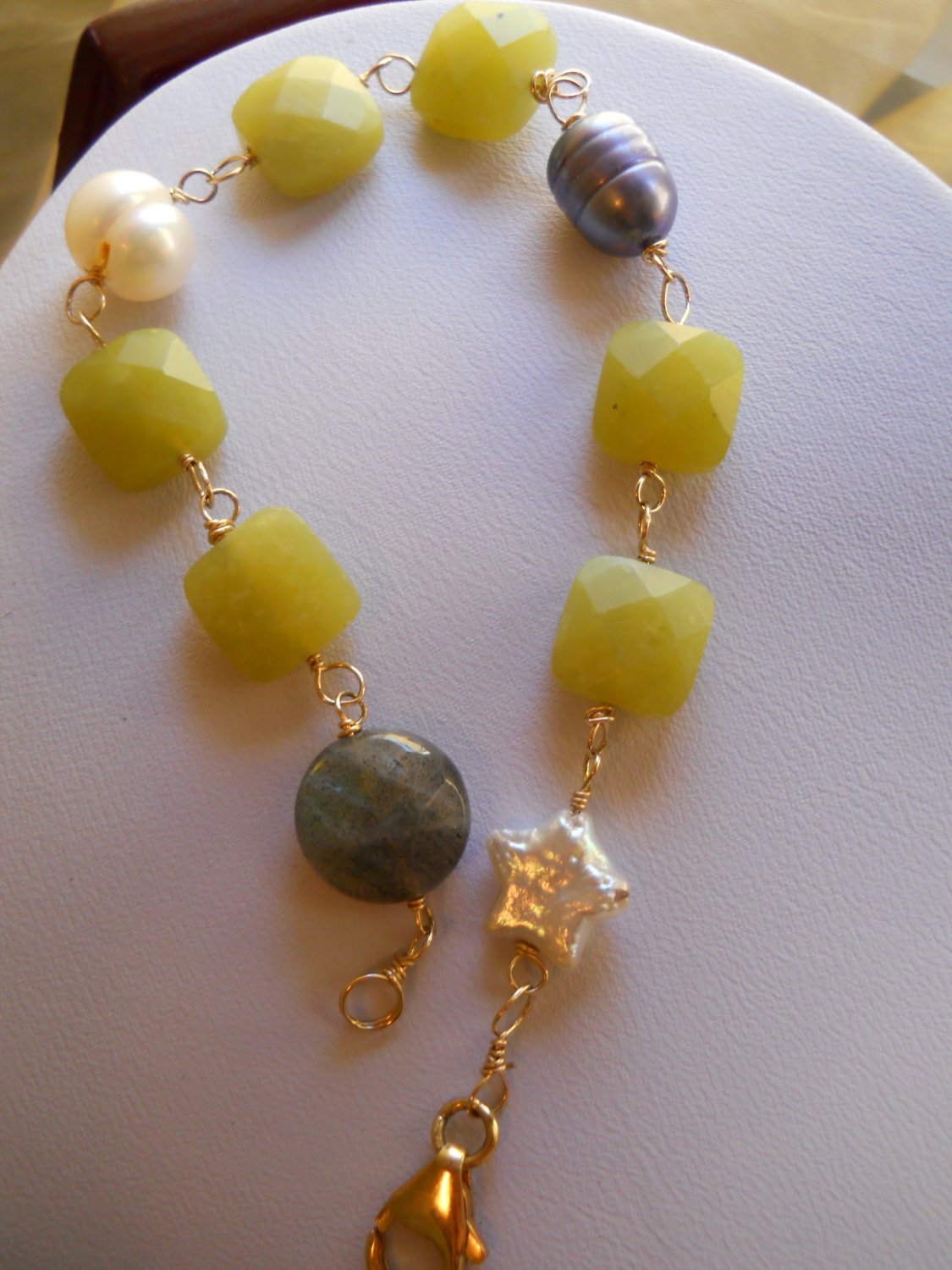 Olive Jade Bracelet