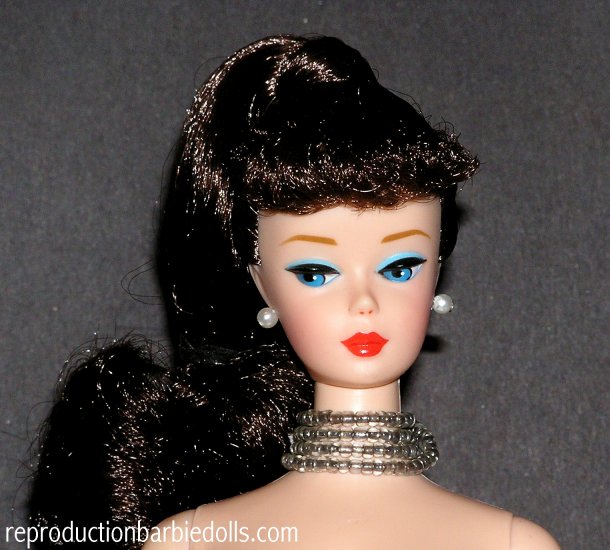 Brunette Ponytail Reproduction Doll
