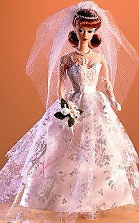 Weddiing Day Reproduction Barbie Outfit