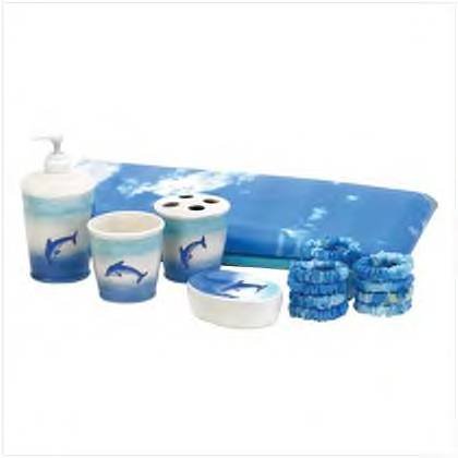 #37749 Dolphin Bathroom Set