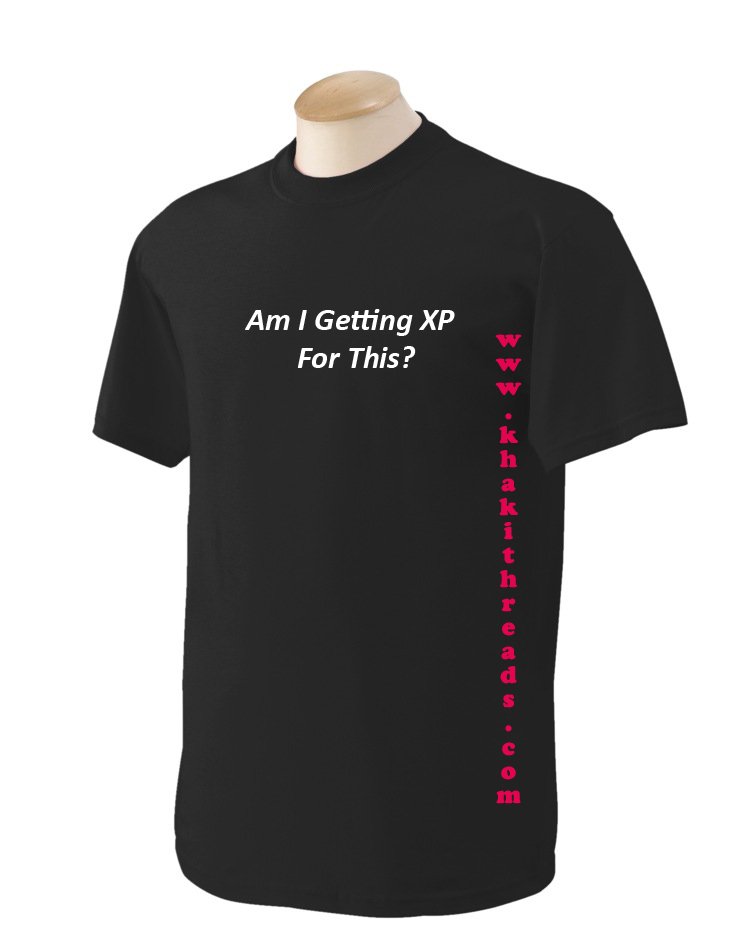 am i getting xp for this Geek T-Shirt