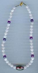 Childs Rose Quartz Necklace