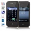 i9 4GS 5Gi TV Quad Band Dual Cards with Analog TV Java Touch Screen Cell Phone (Black)