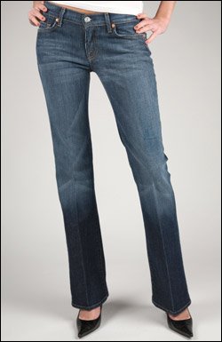 7 FOR ALL MANKIND STRETCH BOOTCUT IN NEW YORK DARK