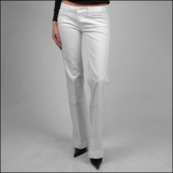 7 FOR ALL MANKIND DOJO JEAN IN WHITE