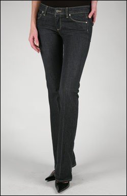 PAIGE LAUREL CANYON PLATINUM JEANS W/CREASE