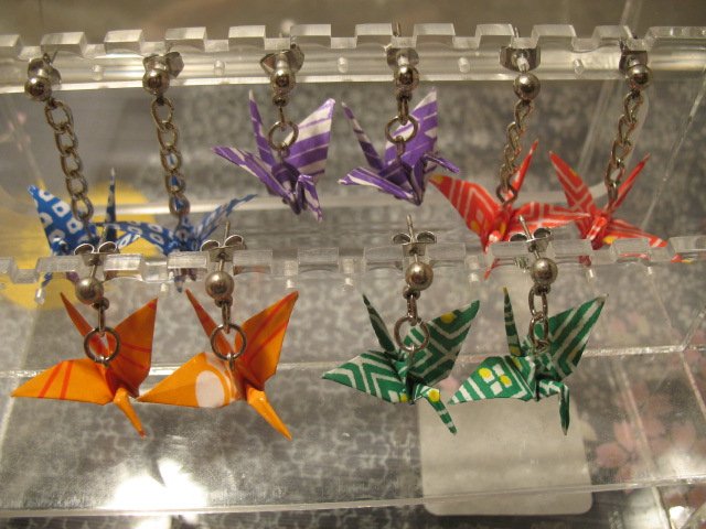 Origami Crane Earring #6.7.8.