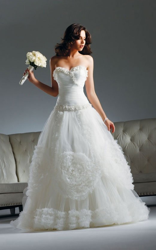 2011 new model ball gown wedding dress 2011 EC305