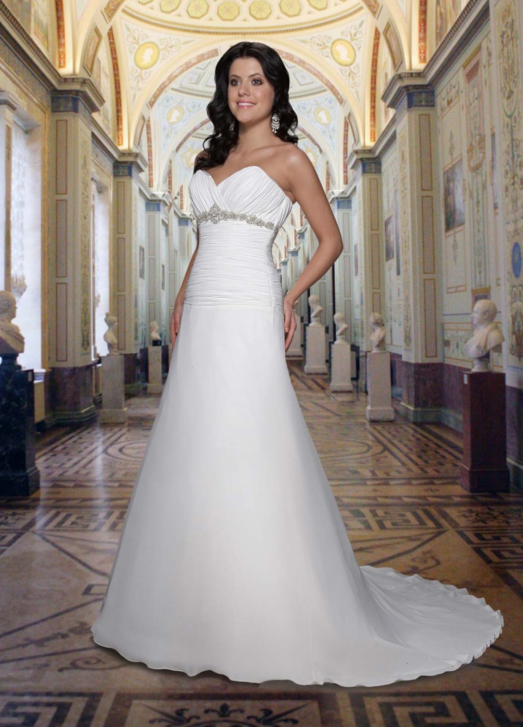 Free shipping the most popular designer wedding dress EC329