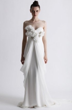 Free shipping fashion vera wang wedding dress 2012 EC361