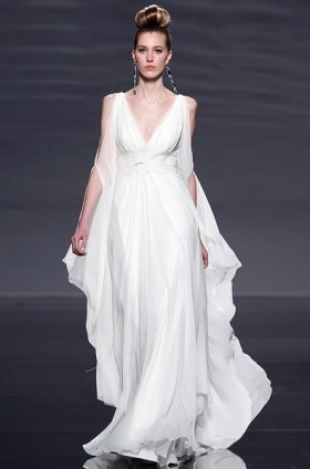 Free shipping latest style vera wang wedding dress 2012 EC368