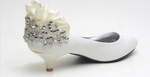 swarovski crystals and rhinestone shiny wedding shoes S001