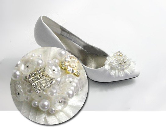 swarovski crystals and rhinestone shiny wedding shoes S007