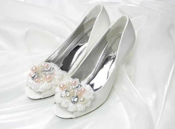 swarovski crystals and rhinestone shiny wedding shoes S008