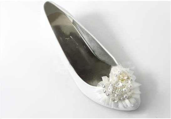 swarovski crystals and rhinestone shiny wedding shoes S016