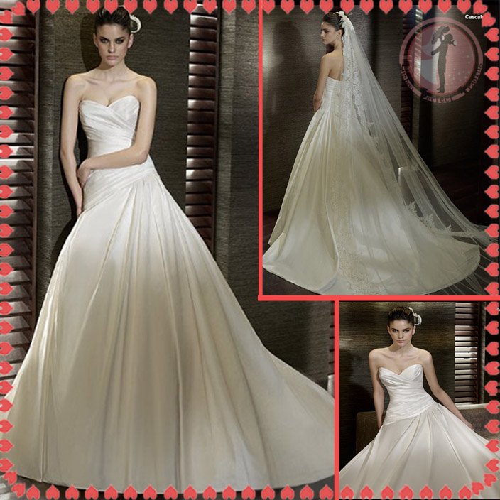 Free shipping the most popular wedding dress 2012 EC378