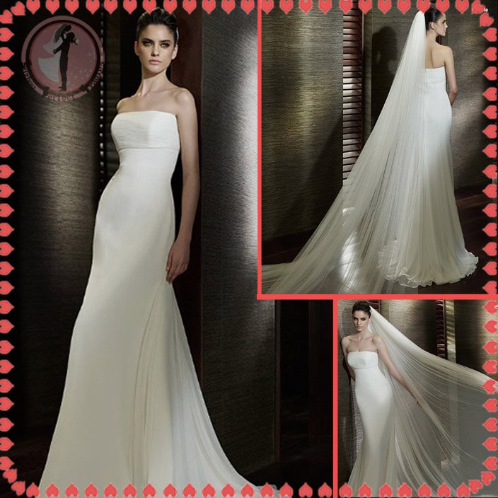 Free shipping the most popular beach wedding dress 2012 EC381